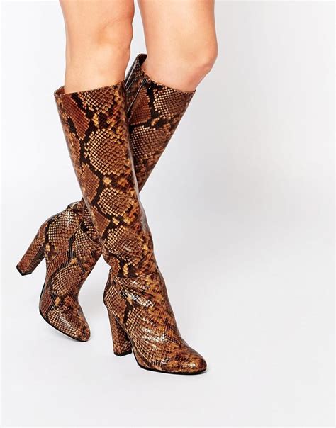 aldo snakeskin boots.